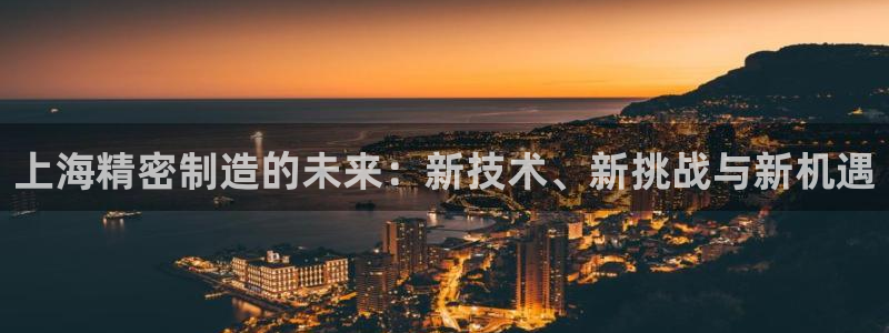 彩神8官网版：上海精密制造的未来：新技术、新挑战与新机遇