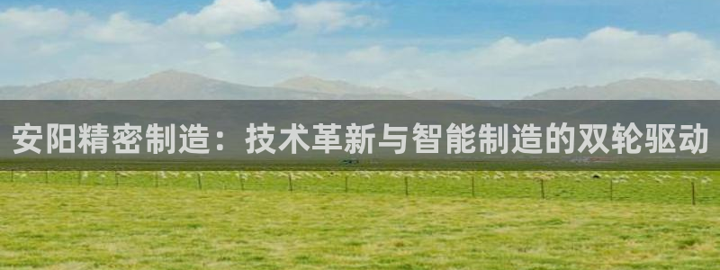 彩神v8是真的挣钱吗：安阳精密制造：技术革新与智能制造的双轮驱动