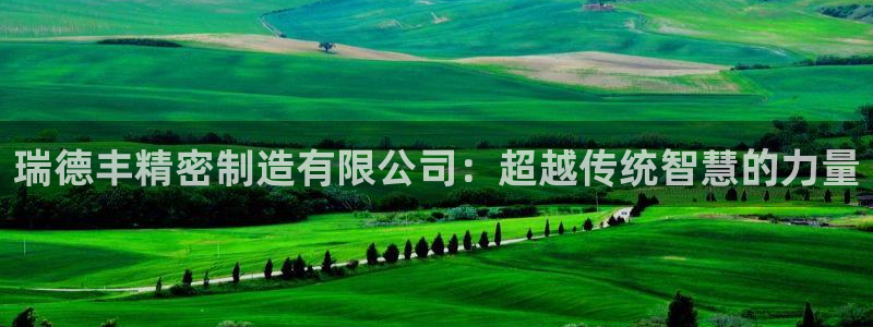 彩神v1破解器：瑞德丰精密制造有限公司：超越传统智慧的力量