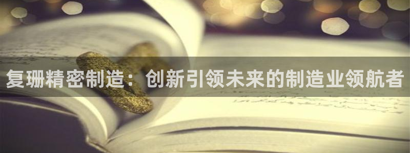 彩神vl官网：复珊精密制造：创新引领未来的制造业领航者