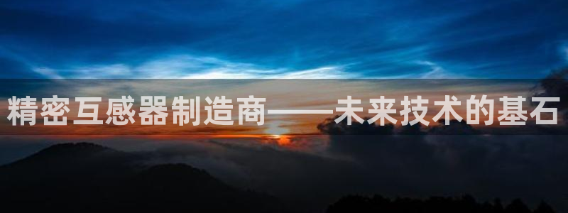 彩神是怎样一个平台赚钱的：精密互感器制造商——未来技术的基石